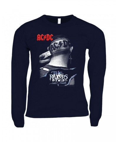 AC/DC Long Sleeve Shirt | The Razors Edge Haircut Image Shirt $12.28 Shirts