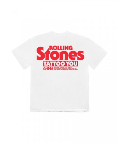 The Rolling Stones Tattoo You 40th Anniversary White T-Shirt $10.85 Shirts