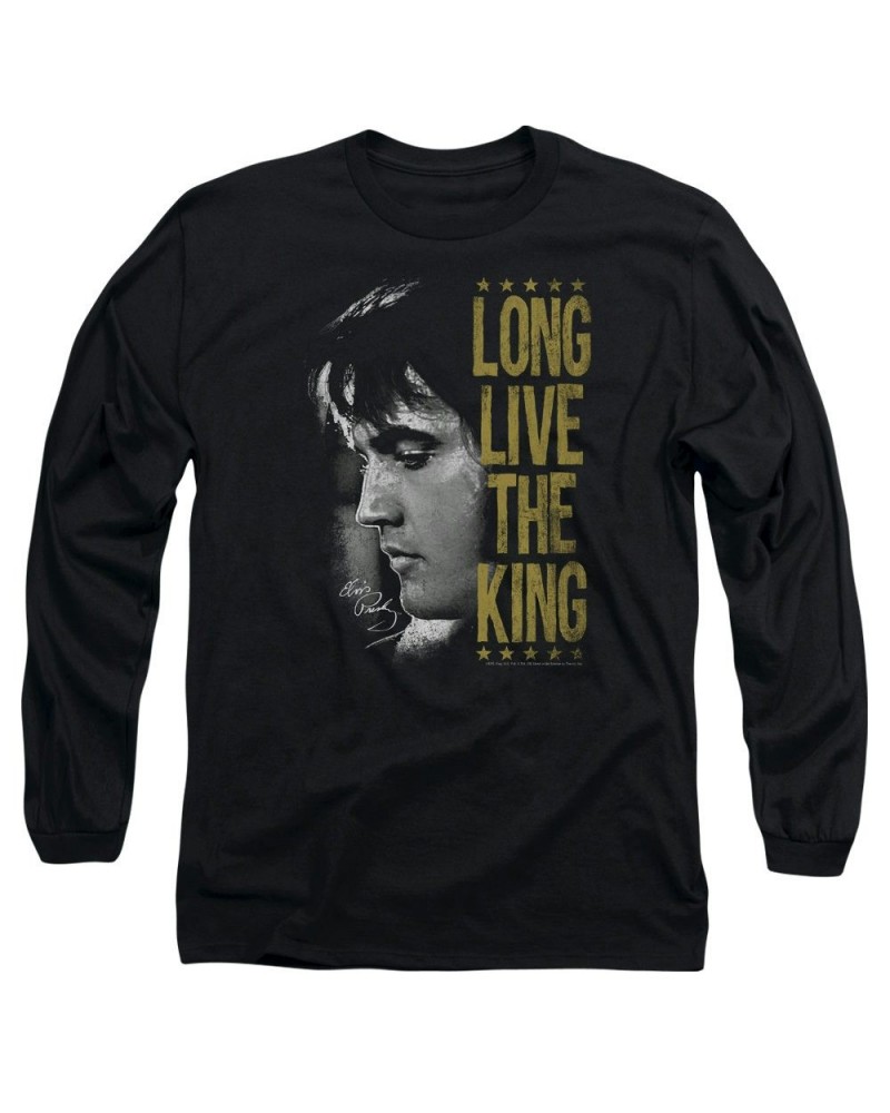 Elvis Presley T Shirt | LONG LIVE THE KING Premium Tee $7.77 Shirts