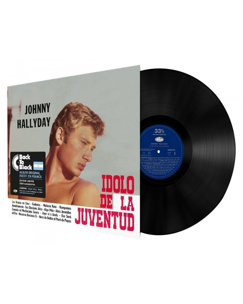 Johnny Hallyday EL IDOLO DE LA JUVENTUD Vinyl Record $15.00 Vinyl