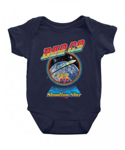 Bad Company Baby Short Sleeve Bodysuit | 75 Shooting Star Orbit Distressed Bodysuit $8.98 Kids