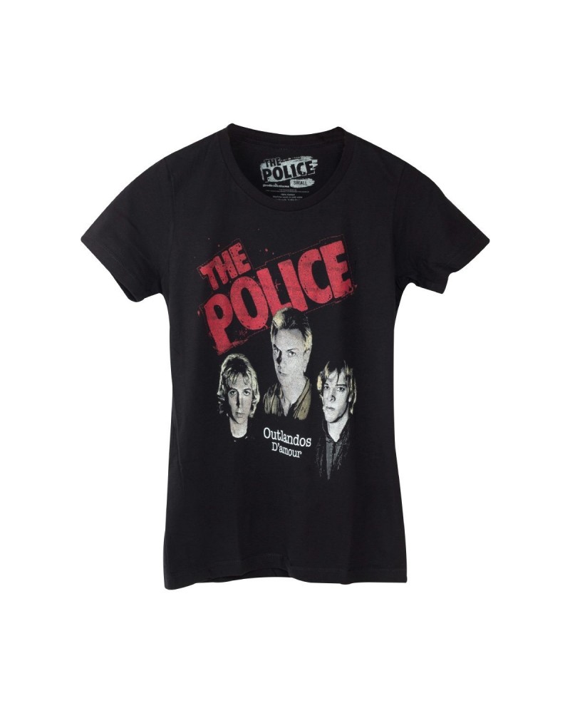 The Police Women's Outlandos Red Logo T-Shirt $15.00 Shirts