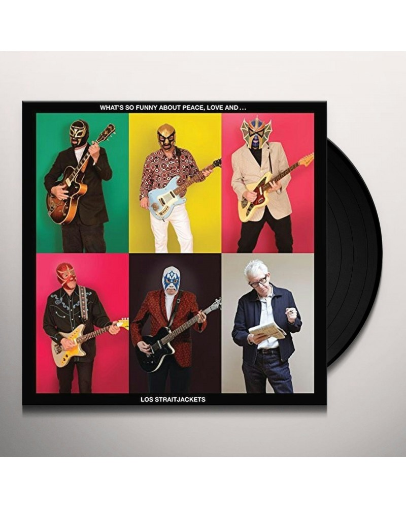 Los Straitjackets WHAT'S SO FUNNY ABOUT PEACE LOVE & LOS Vinyl Record $10.00 Vinyl