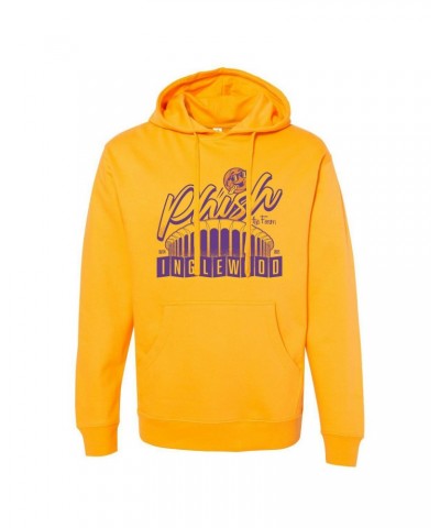 Phish Inglewood Fall Tour Pullover Hoodie on Gold [Exclusive] $16.17 Sweatshirts