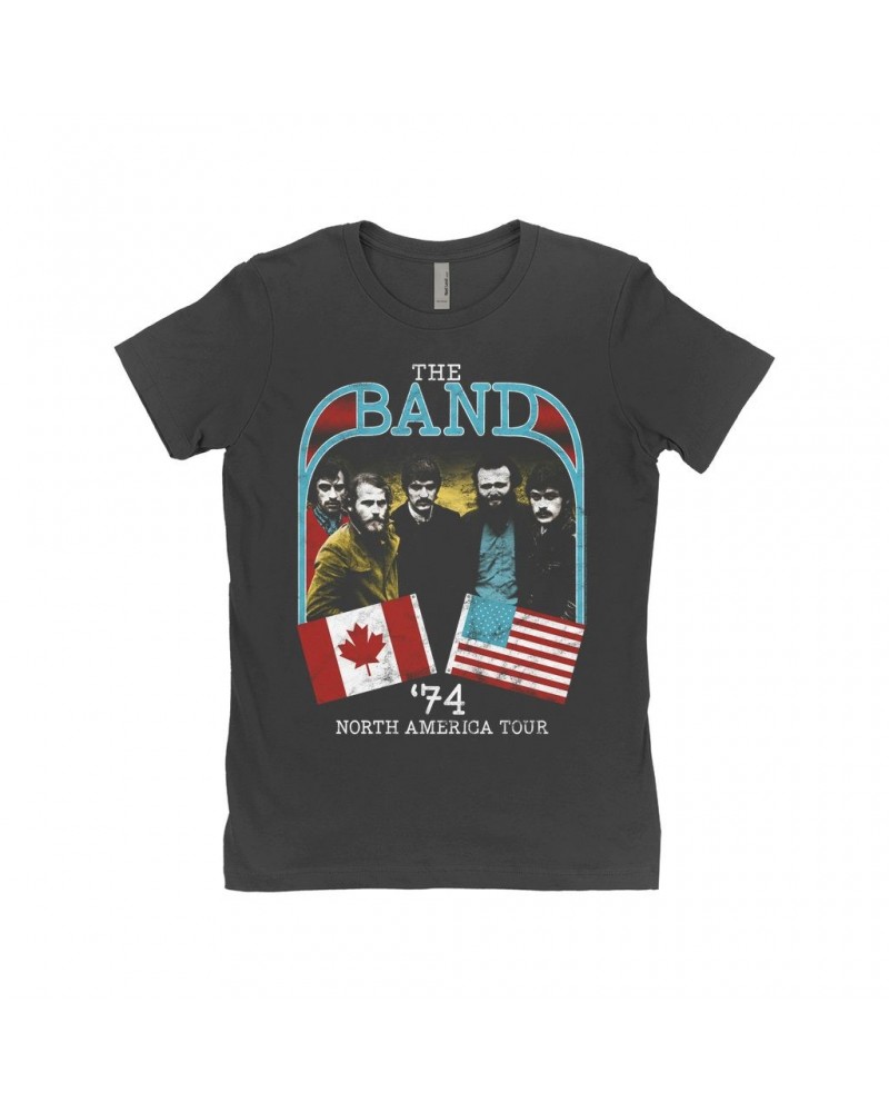 The Band Ladies' Boyfriend T-Shirt | 1974 World Tour Shirt $7.49 Shirts