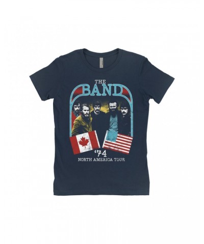 The Band Ladies' Boyfriend T-Shirt | 1974 World Tour Shirt $7.49 Shirts