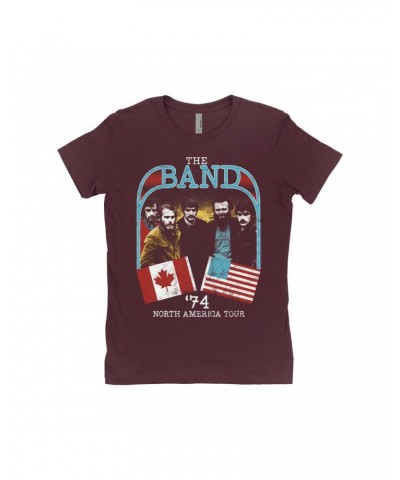 The Band Ladies' Boyfriend T-Shirt | 1974 World Tour Shirt $7.49 Shirts