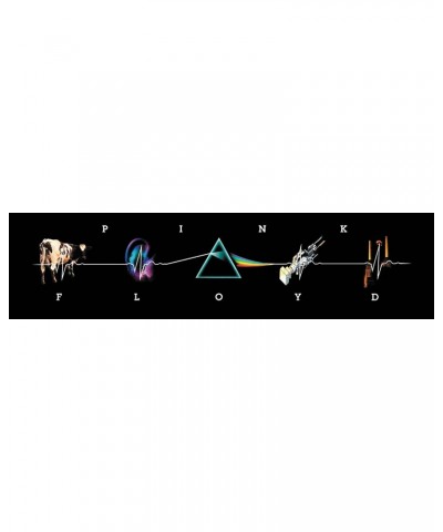 Pink Floyd LP Collage 6"x1.5" Sticker (Vinyl) $1.00 Vinyl