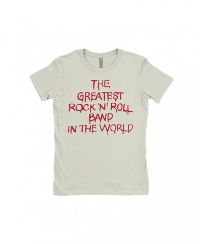 The Who Ladies' Boyfriend T-Shirt | The Greatest Band Worn By Keith Moon Shirt $10.98 Shirts