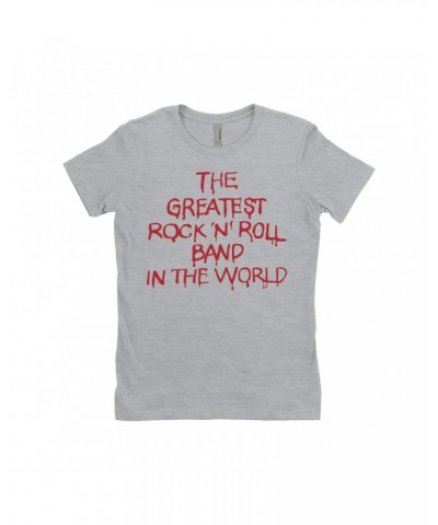 The Who Ladies' Boyfriend T-Shirt | The Greatest Band Worn By Keith Moon Shirt $10.98 Shirts