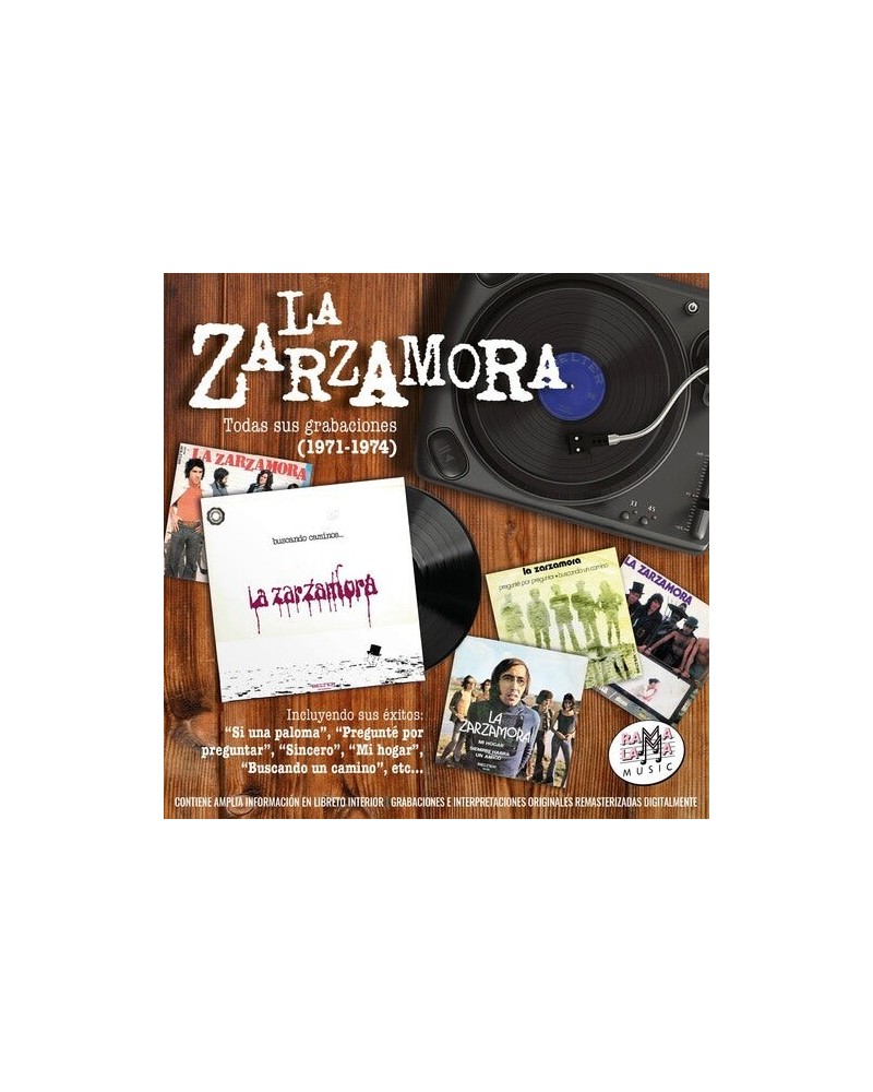 La Zarzamora TODAS SUS GRABACIONES 1971-1974 CD $8.69 CD