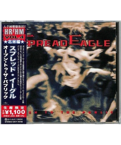 Spread Eagle OPEN TO THE PUBLIC CD $3.45 CD