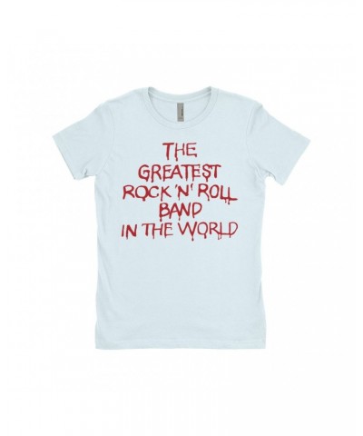 The Who Ladies' Boyfriend T-Shirt | The Greatest Band Worn By Keith Moon Shirt $10.98 Shirts