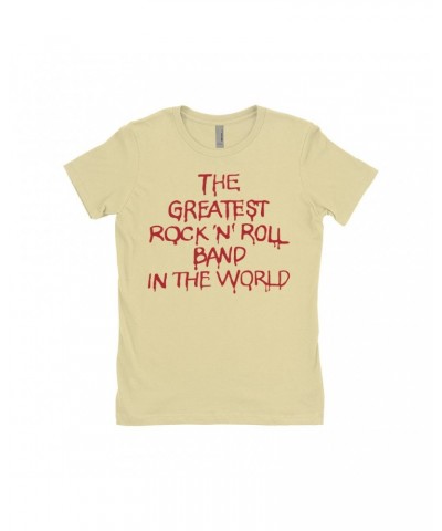 The Who Ladies' Boyfriend T-Shirt | The Greatest Band Worn By Keith Moon Shirt $10.98 Shirts