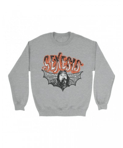 Genesis Sweatshirt | Logo With Wings Image Distressed Sweatshirt $16.08 Sweatshirts