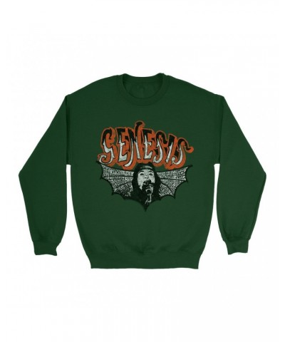 Genesis Sweatshirt | Logo With Wings Image Distressed Sweatshirt $16.08 Sweatshirts