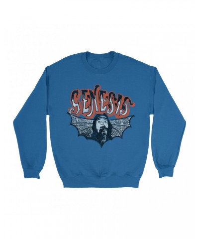 Genesis Sweatshirt | Logo With Wings Image Distressed Sweatshirt $16.08 Sweatshirts