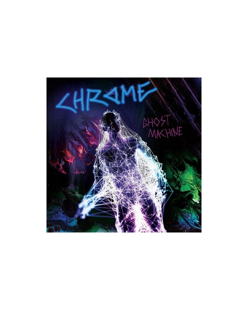 Chrome GHOST MACHINE - BLUE/PURPLE SPLATTER Vinyl Record $12.04 Vinyl