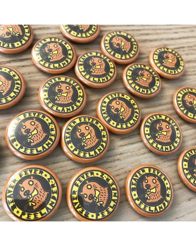 Peelander-Z "Beaver Fever Button" Button $0.45 Accessories