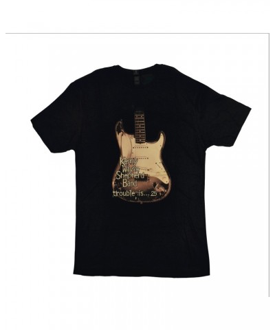 Kenny Wayne Shepherd TROUBLE IS 25 (BROWN GUITAR) BLACK T-SHIRT $11.65 Shirts