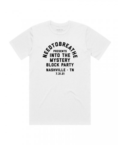 NEEDTOBREATHE Into The Mystery Block Party Tee - White $4.60 Shirts